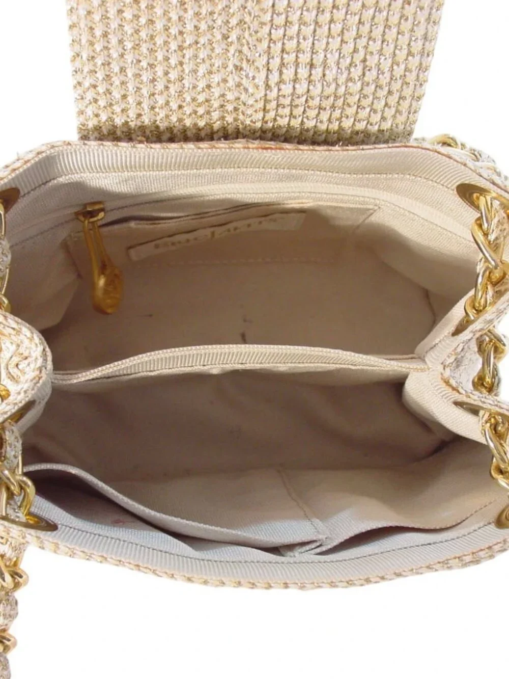 ERIC JAVITS Mini Sqishee Star Gold Starfish Chain Shoulder Bag $335 - Picture 9 of 11